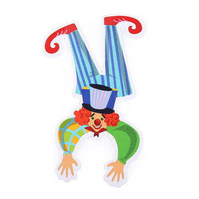 

Novelty DIY Toys Clown Walking Wire DIY Gravity Principle Educational Toy