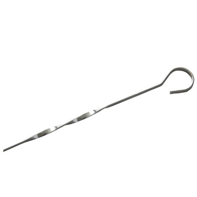 

10 Pcsset Stainless Steel BBQ Utensil Skewers Barbecue Flat Needle Helper Tool