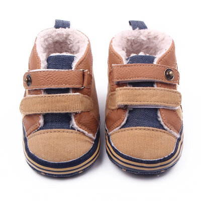 

Fashion Winter Newborn Baby Boys Shoes Warm First Walker Infants Boys Antislip Boots Childrens Shoes