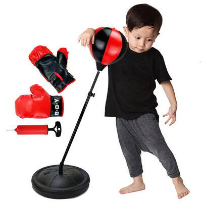 

YIWULASport Boxing Set Punching Bag with Gloves - Punching Ball for Kids Adjustable