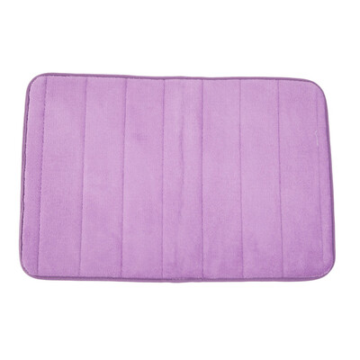 

Memory Foam Bath Mats Bathroom Horizontal Stripes Rug Non-slip