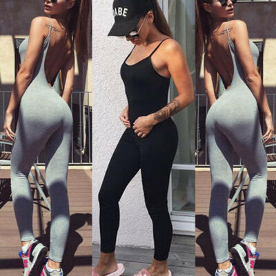 

SUNSIOM Womens Sports YOGA Workout Gym Fitness Leggings Pants Jumpsuit Athletic Clothes