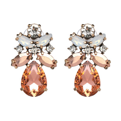 

Shine Crystal Stud Earrings For Women Simple Earrings Jewelry