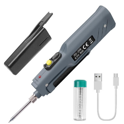 

Handskit 45V 8W Battery Powered Soldering Iron with USB Charge Wire Wireless Charging Solder Irons