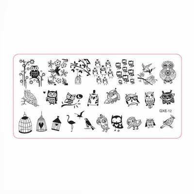 

Toponeto 1Pc Nail Art Image Stamp Stamping Plates Manicure Template DIY Template Tool