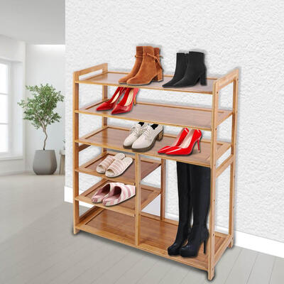 

Greensen Multi Layer Bamboo Shoe Rack Cabinet Shelf Storage Organizer Stand Holder Shoes Storage Shoe Rack