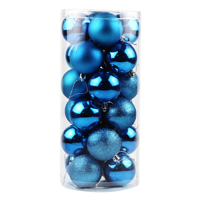 

〖Follure〗24pcs Shiny&Polshed Glossy Christmas Tree Ball Ornaments Decorations 31
