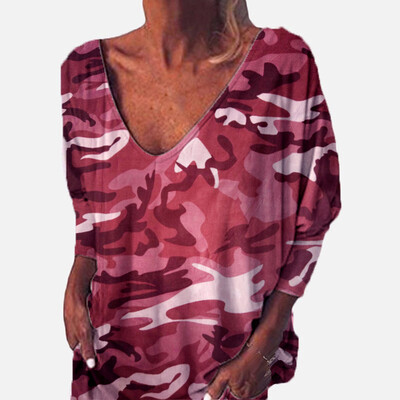 

Women Long Sleeve O-Neck Faux Suede Front Patchwork Button Loose Shirt Casual
