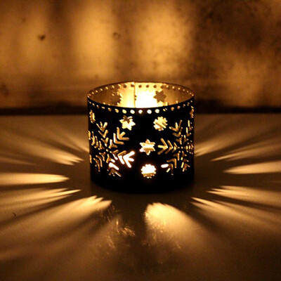 

Tailored Xms Hollow Candle Holder Candlestick Creative Christmas Decor Party Decoration