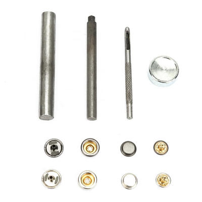 

Greensen Metal Press Snap Stud Button Set Bag Clothes Accessories with Mounting Tool 501