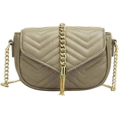 

Kelly bag female 2019 spring new handbag tide lock buckle Korean version of the wild stone pattern shoulder fashion Messenger bag