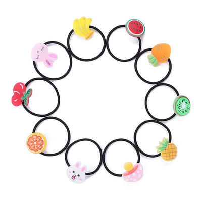

Cartoon Elastic Candy Color Rubber Band for Children Adults Hair Accessory