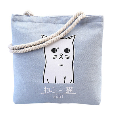 

Women Canvas Handbags Chic Print Phone Pocket Reusable Shoulder Bags Large Capacity Durable Shopping Bags Soft Handle Bags
