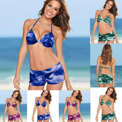 

Europe&the United States Bikini Fashion Sexy Gather Swimsuit Beach Vacation