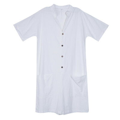 

Summer Men One Piece Casual Short Sleeve Cotton Overalls Pants Jumpsuits Rompers