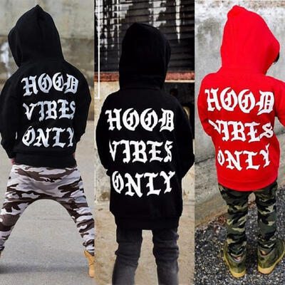 

Fashion Toddler Kids Baby Boy Girl Hoodie Tops Hooded Sweatshirt Outdoor 0-5T