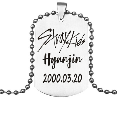 

Straykids Stray Kids Pendant Necklace Fashion Jewelry Silver Titanium Chain Necklaces & Pendants