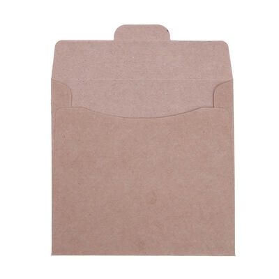 

50pcs Kraft Paper CD DVD Envelope Sleeve Packing Bag 125x125cm