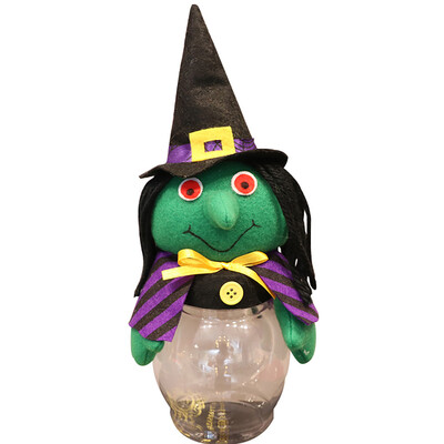 

Toponeto Pumpkin Halloween Transparent Candy Jar Decorated With Candy Jar Decorations