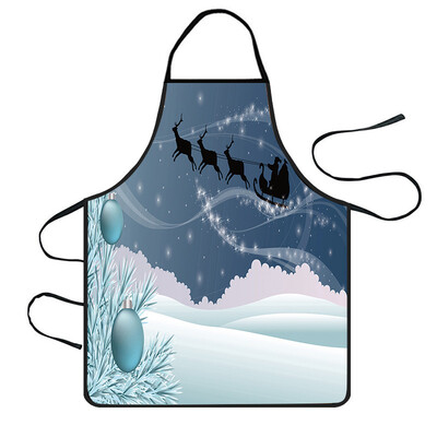 

Tailored Christmas Decoration Waterproof Apron Kitchen Aprons Dinner Party Apron