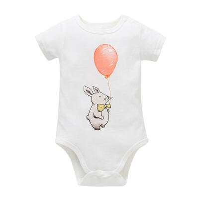 

Cartoon Animal Unisex Short Sleeve Baby Rompers Summer Jumpsuit Clothing