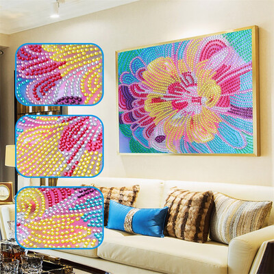

Siaonvr Special Shaped Diamond Painting DIY 5D Partial Drill Cross Stitch Kits Crystal R