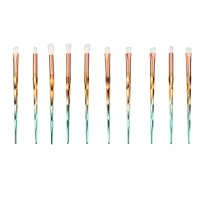 

Toponeto 10PCS Make Up Foundation Eyebrow Eyeliner Blush Cosmetic Concealer Brushes