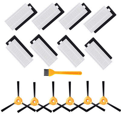 

Filters Sponges Side Brushes Sweeper Kit Fit For Ecovacs DEEBOT N79 N79S Parts