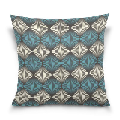 

ALAZA Throw Pillow Cover 16 X 16 inch Christmas Gift Cushion Cover with Abstract Pattern Printed Pillowcase