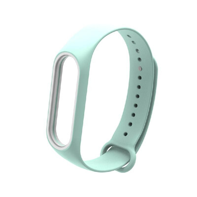 

Replacement Wrist Strap for Xiao-Mi Band 34 General TPU Wristband With reinforcement-ring Green