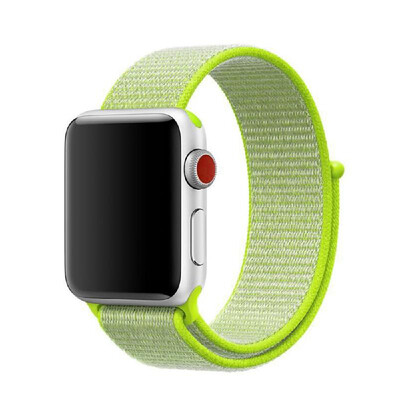 

Sports Nylon Hook And Loop Strap Watchband For Apple Watch 432