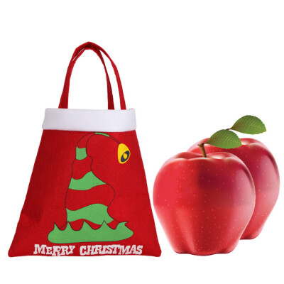 

Tailored Christmas Elf Printed Candy Gift Tote Bag Xmas Tree Home Hotel Decoration