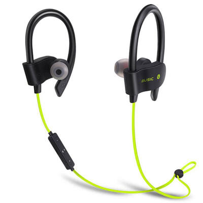 

Sports Sweat proof Stereo Earbuds Wireless Bluetooth Earphone Headset In-Ear Earphones With Mic For iPhone & Smartphone