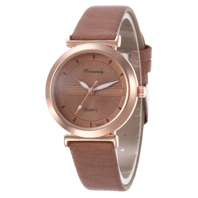 

Summer new fashion wild pattern leather student watch ladies pop watch