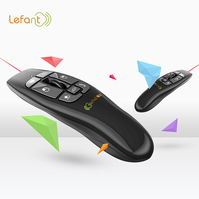 

Lefant F8 Wireless Presenter 24GHz Air Mouse Remote Control Clicker with Red-Laser Pointer Scroll Wheel for PPT Keynote Presentat