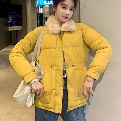 

Tailored Fashion Women Lapel Imitation Wool Jacket Coat Warm Long Sleeves Overcoat