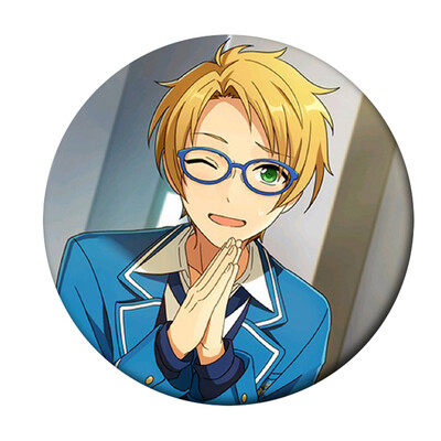 

CAR-TOBBY Anime Ensemble Stars Button Brooch Badge Pins For Clothes Hat Backpack Decor Gift