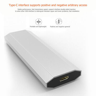 

USB 31 Type C to M2  Key SSD Enclosure NVMe Hard Disk Drive Case 10Gbps