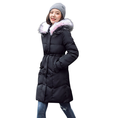 

Toponeto Women Winter Warm Coat Hooded Thick Warm Loose Jacket Long Overcoat