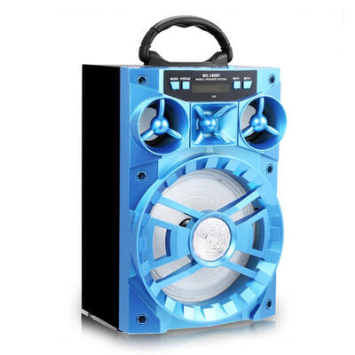 

MS - 188BT Portable Bluetooth Speaker With LED Light Support USB TF Card