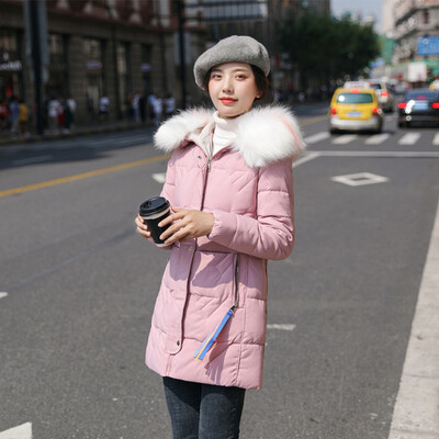 

Tailored Women Outerwear Faux Hooded Button Coat Long Solid Jackets Pocket Coats