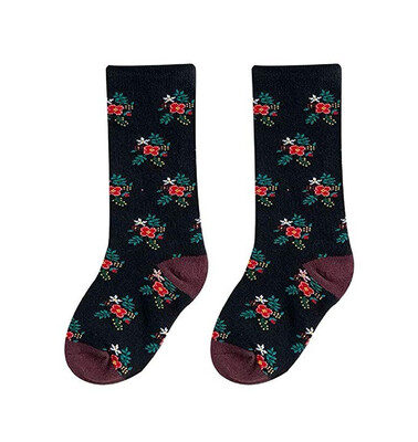 

Toddler Girls Cute Socks Floral Warm Cotton Soft Thermal Winter Crew Socks for 1-8T