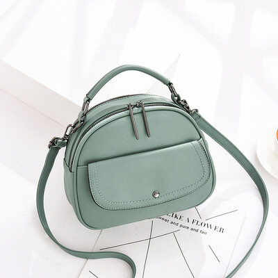 

Summer fashionable ins fashion simple bags with one shoulder&inclined spanning soft leather bags