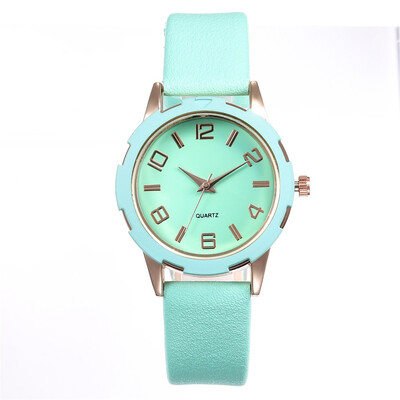 

New ladies creative gear simple digital belt stone