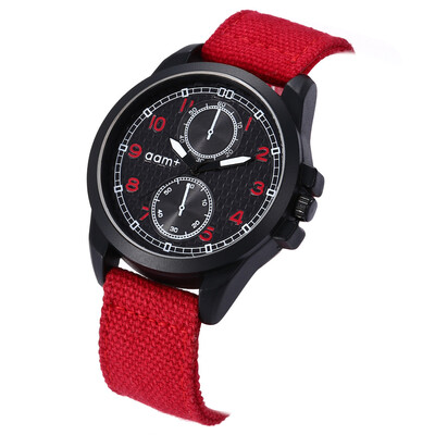 

New mens woven watch sports military digital two