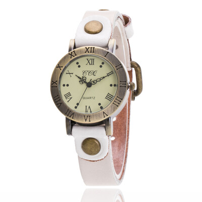 

〖Follure〗CCQ Fashion Men Date Stainless Steel Leather Analog Quartz Sport Wrist Watch