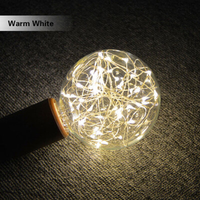 

Siaonvr Christmas LED Light Bulb E27 Starry Fairy String Xmas Party Lamp Bulb Decor YE