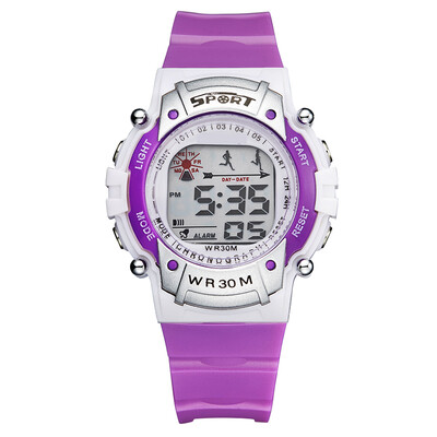 

LED waterproof luminous electronic watches for teenagers outdoor fashion sports watches for boys&girls students