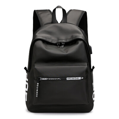 

Fashion personality men&women casual shoulder bag usb charging multi-function bag waterproof nylon ipad bag