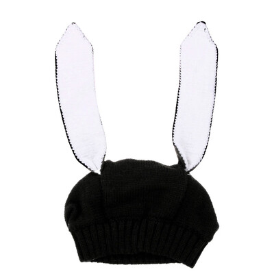 

Winter Baby Rabbit Ears Knitted Hat Toddler Kids Wool Cap For Children 0-3Y